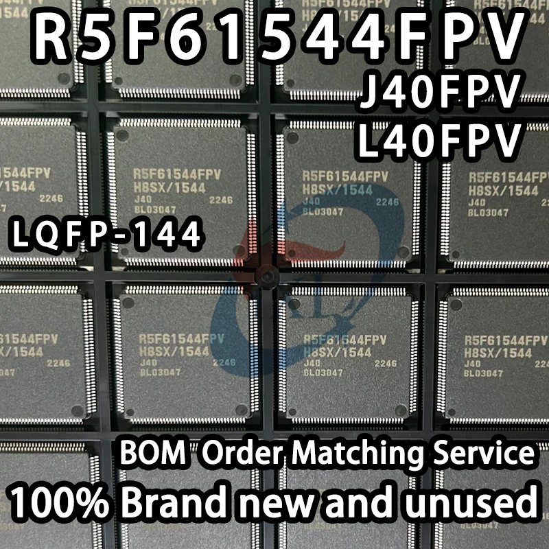 100% Brand New RENESAS R5F61544 R5F61544FPV R5F61544J40FPV R5F61544L40FPV LQFP144 Industrial Grade MCU Chip IC