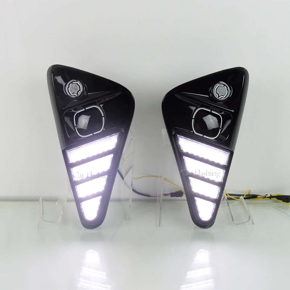 トヨタヤリスクロス用LEDカーライト,DRL,ダイナミックイエロー