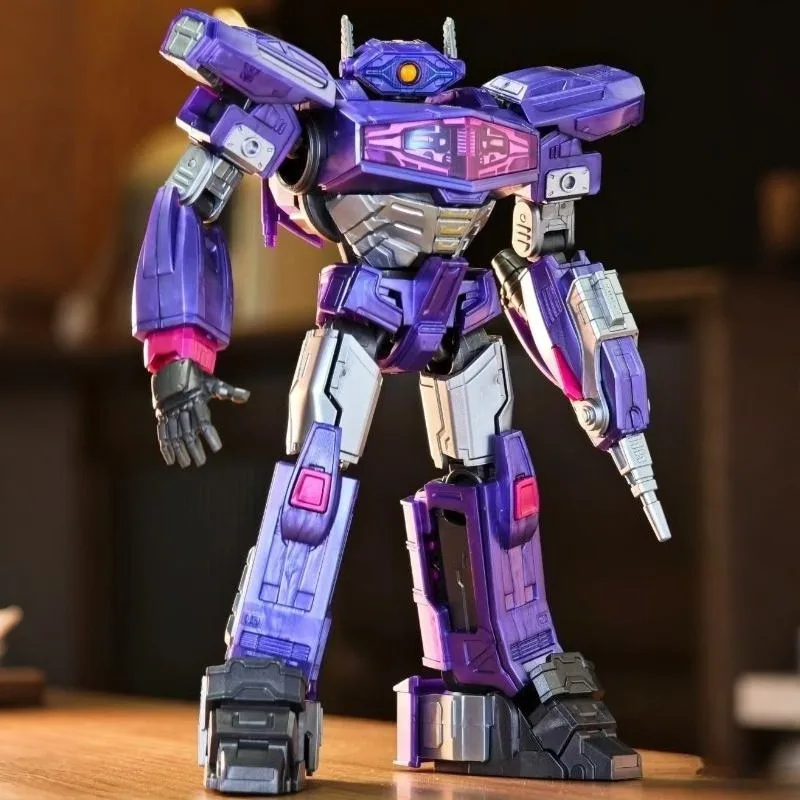 Blokees Transformers Shockwave edición Premium bloques de construcción figura de acción Anime modelo juguete coleccionable escritorio regalos de cumpleaños