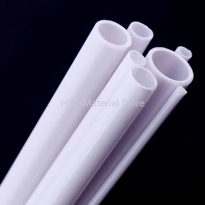 

10/20Pcs Length 500mm ABS Hollow Round Tube Pipe Diameter 2/3/4/5/6/8/10mm DIY Manual Building Sand Table Model Material