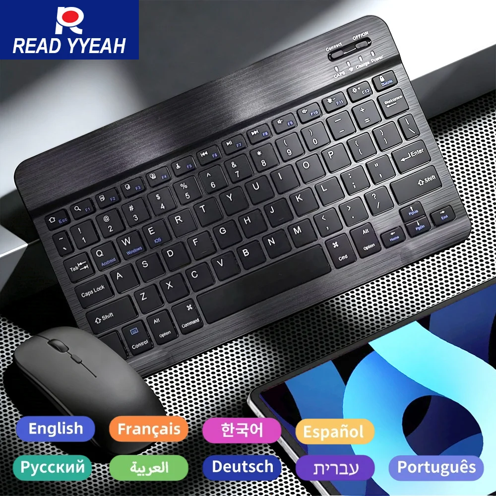 

2025 For Xiaomi Bluetooth Keyboard With Mouse For iPad A16 11th 10th Gen For Apple Samsung Tablet Phone PC Wireless Keyboard