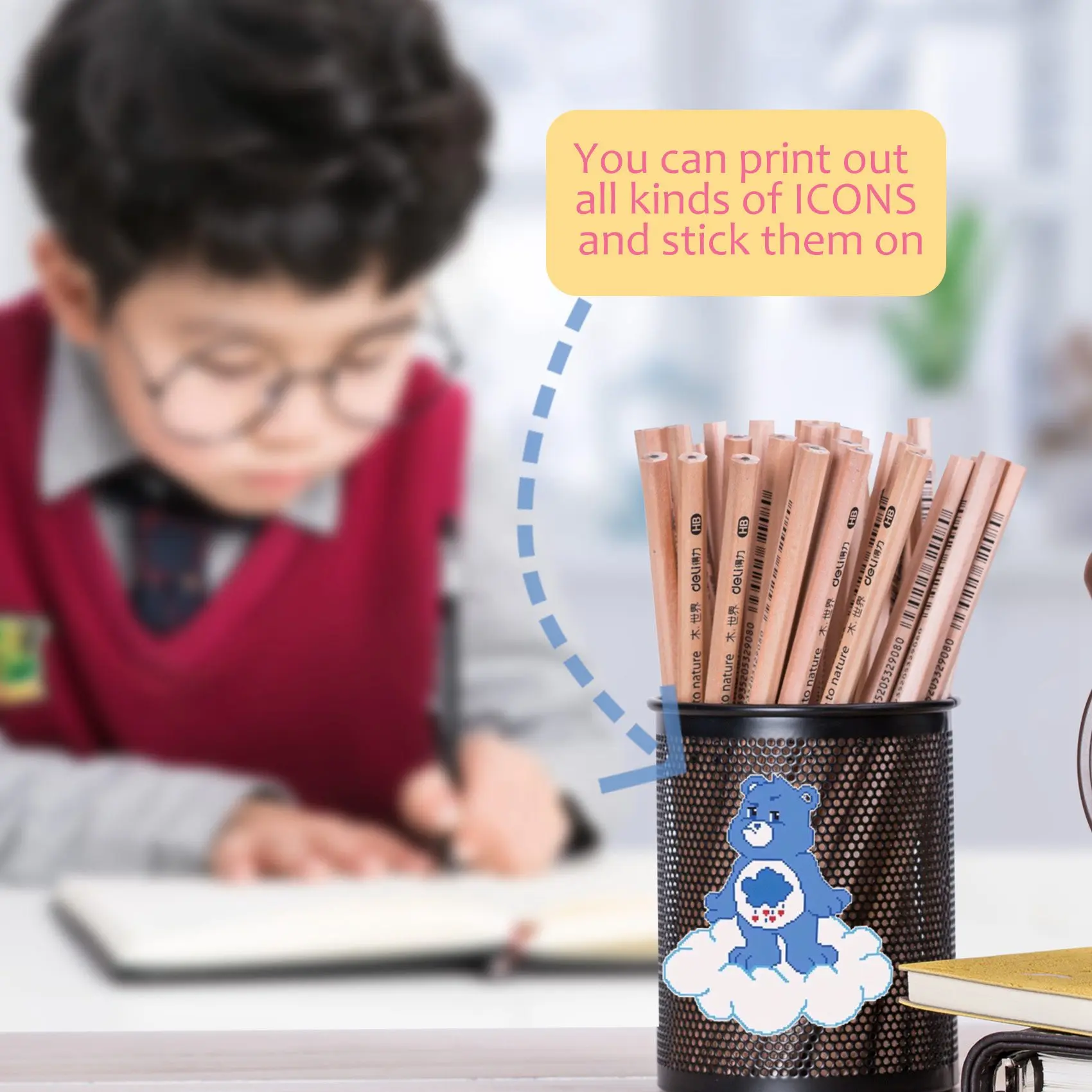 Compact Premium Printable Waterproof Vinyl Sticker Paper For Inkjet And Printer 210X280mm 30 Sheets Matte White Decal Paper