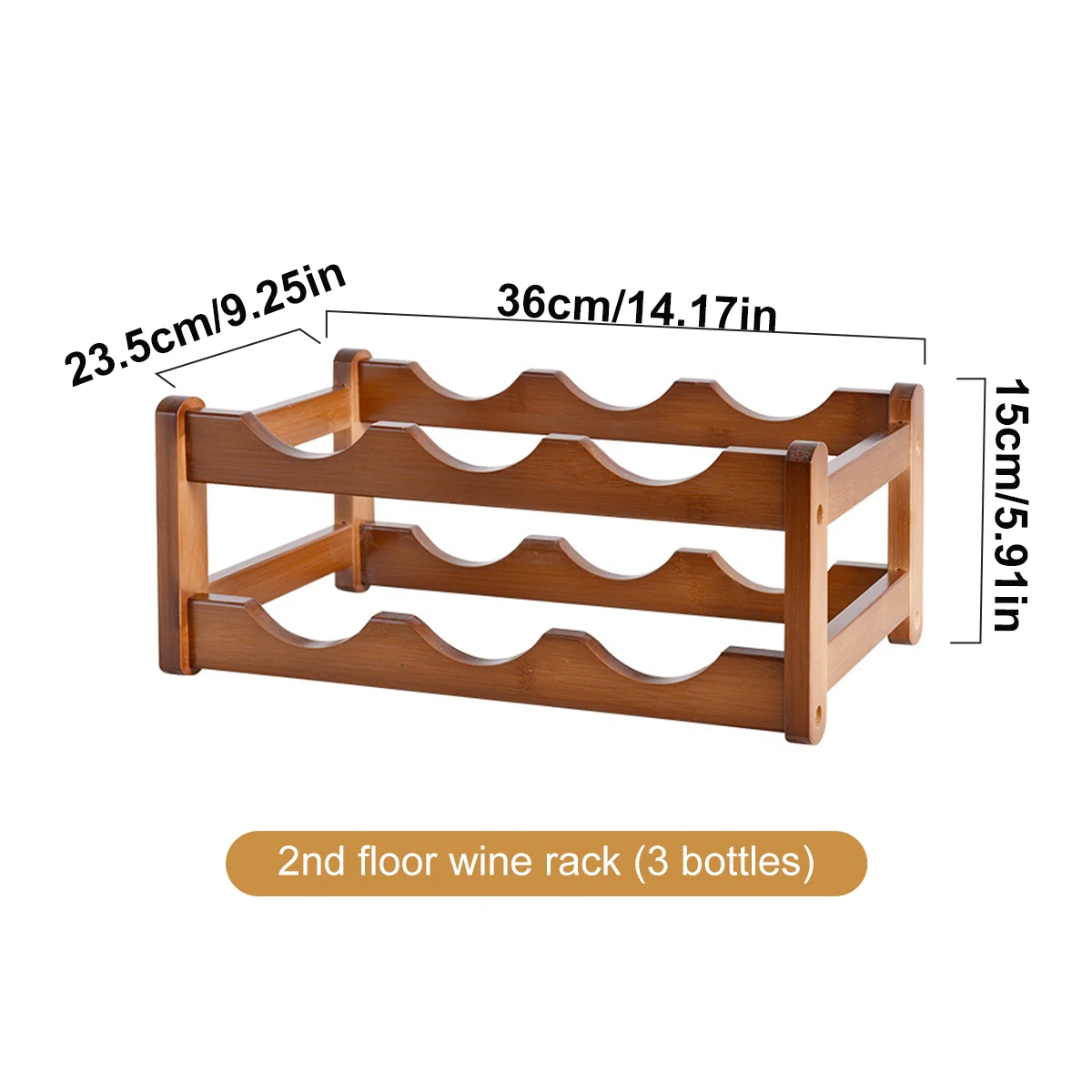 Wine Rack，Wine Bottle Holder，Sturdy and Durable Wine Storage Cabinet Shelf, Wine Racks Countertop for Pantry