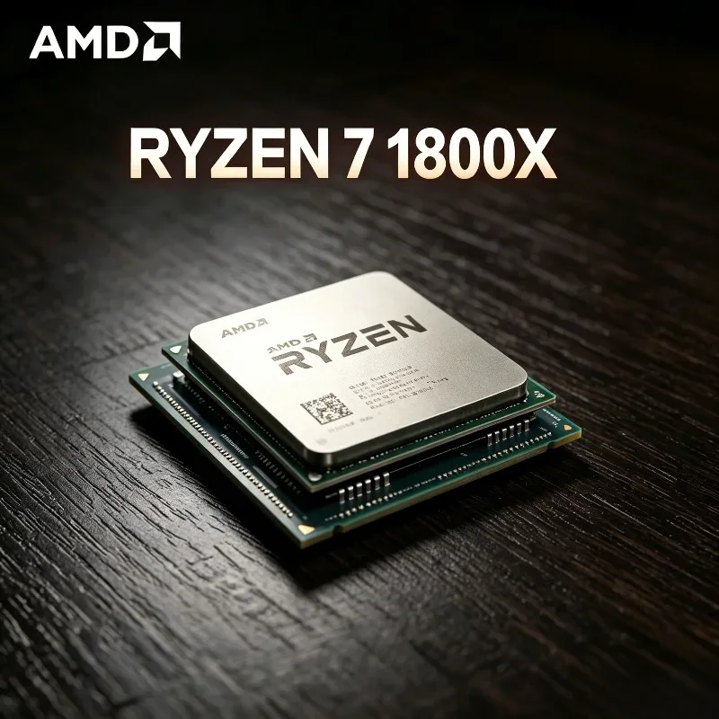 AMD Ryzen 7 1800X 100% Brand New and Original Processor 95WCPU TDP AM4 16-threads 8-cores 95W 3.60GHz--4.0GHz R7 1800X CPU