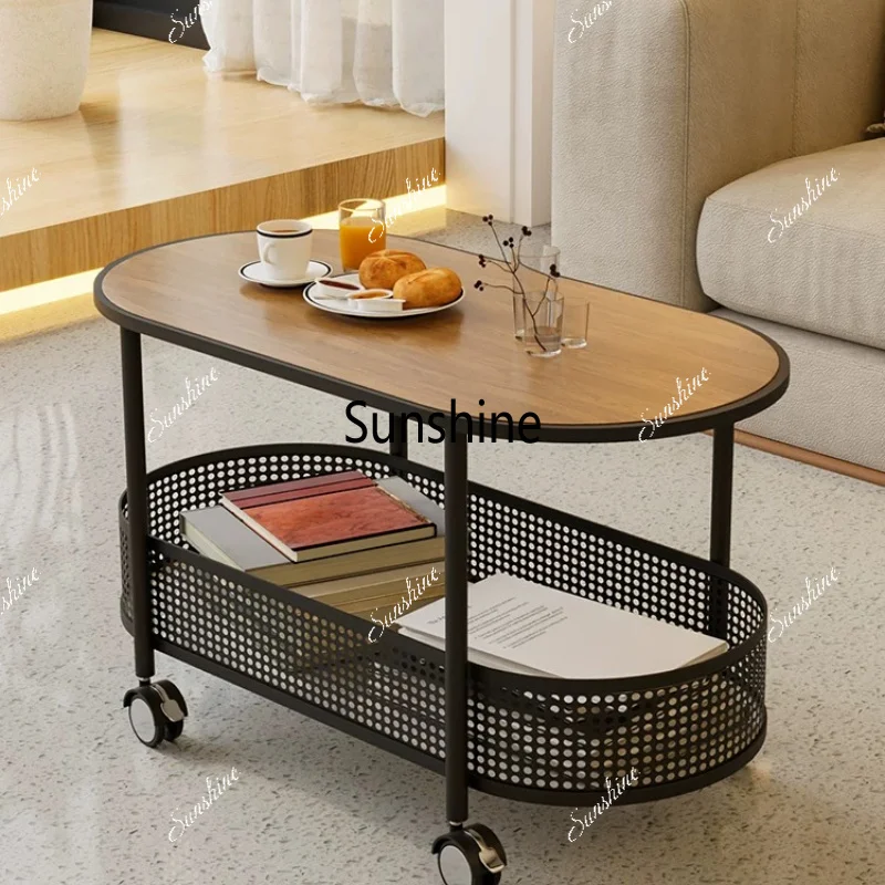 Creative medieval sofa edge can be moved, trolley, rock slab, living room for home use