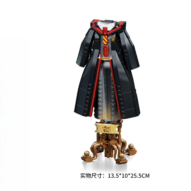 Kreative Bausteine Zauberer Magnetische Robe MOC Bausteine Set Sammlerstück Deko Kinderspielzeug Geschenk zum Zusammenbauen