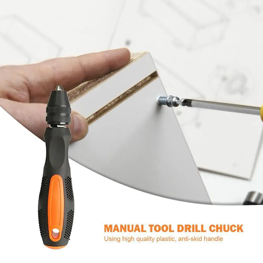 0.5-8mm Woodworking Craftwork Manual Drilling Excellent Stainless Steel Tube and Plastic Rotary Tool Hand Twist Drill Bits