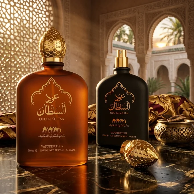 

Premium Arabic Perfume Sweet Honey Oud Scent Gold Beehive Cap Eau De Parfum Long Lasting Unisex Spray