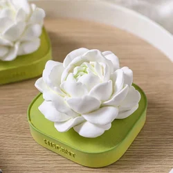 Flower Aromatherapy Gypsum Silicone Mold Handmade Creative Plaster Crafts Car Decoration Epoxy Resin Moulds