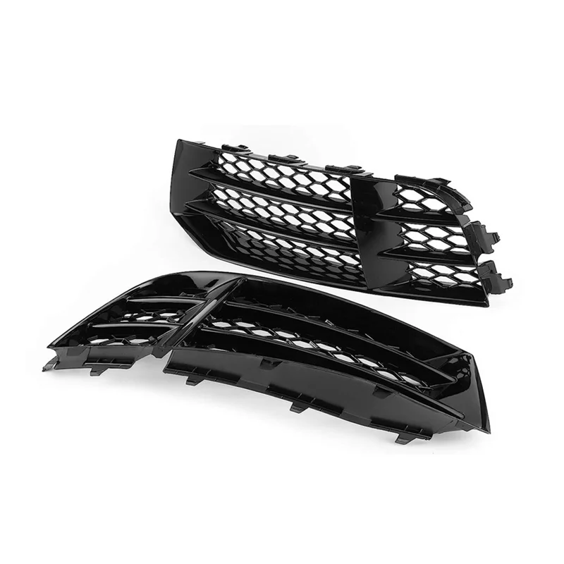 

1 пара красных линий, рамка противотуманных фар, решетка, спортивный стиль, крышка противотуманных фар для A4 S4 13-15, декоративные модификационные детали