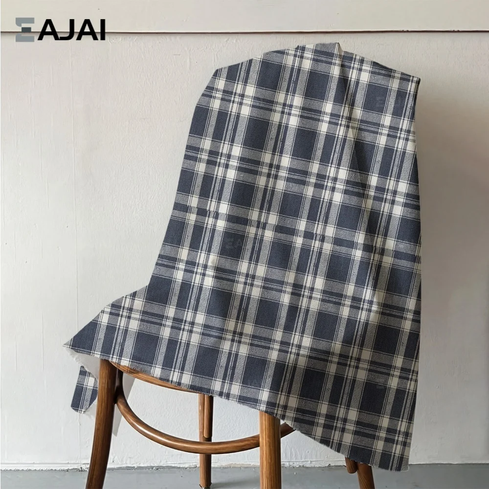 

Eajai Soft Breathable Cotton Plaid Fabric Multicolor Pure Cotton Sewing Cloth for DIY Dress Shirt Clothing Making