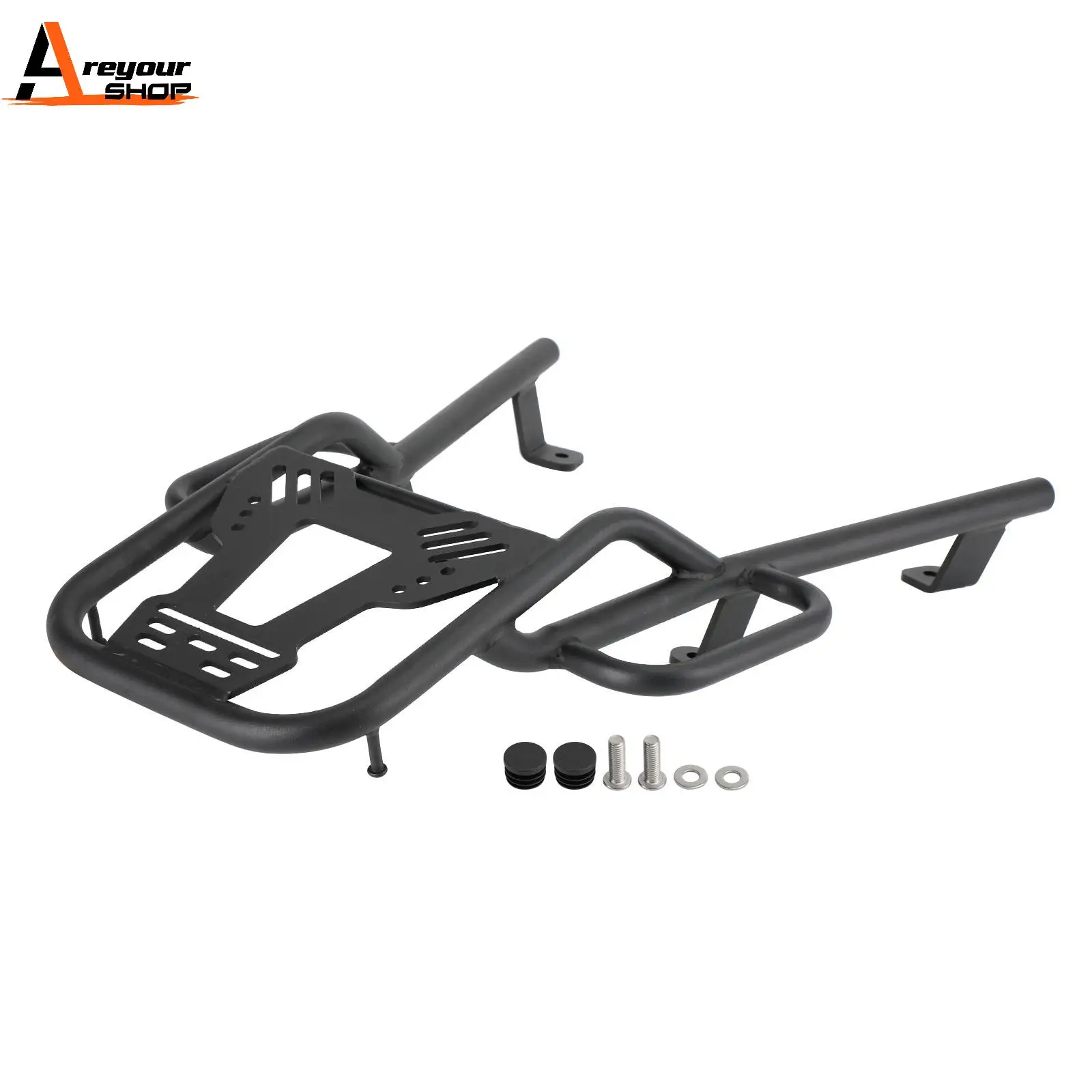 

Areyourshop Rear Rack Luggage Carrier with Grab Rail Fits for Honda ADV 160 ADV160 2023-2024