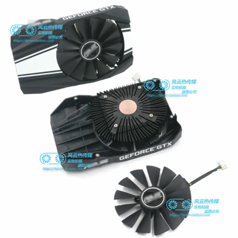 

New Original for ASUS PHOENIX GTX1660Ti GTX1660S GTX1650S Graphics Video Card Cooling fan PLD10010B12HH T129215BH FDC10U12D9-C