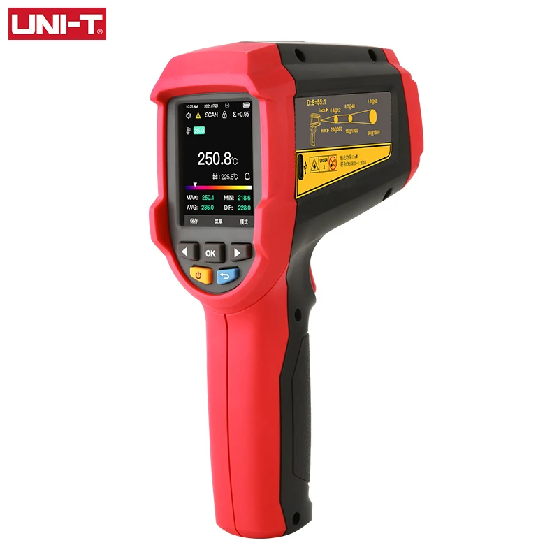 UNI-T Infrared Digital Thermometer UT305C+ UT305A+ Contactless Thermometer Laser Pyrometer Industrial Temperature Meter -50-2200