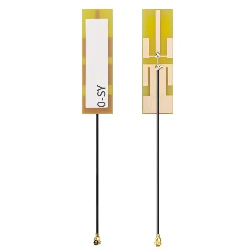2 Stück 2,4 GHz 5,8 GHz Dualband-WLAN-Antenne PCB interne Antennen mit 12 cm Kabel für M.2 7265 8265 9260 9560 AX200 Karte – Detail 4