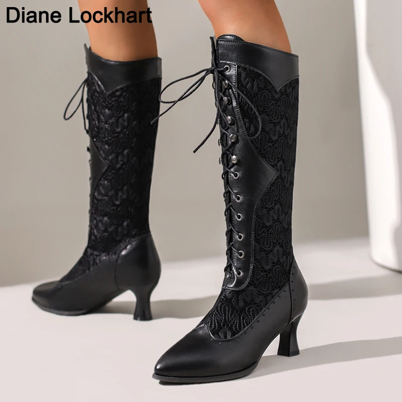 vintage-victorian-style-boots-sexy-shoes-woman-retro-lace-up-pointed-toe-low-heels-boots-for-women-victorian-2025-new