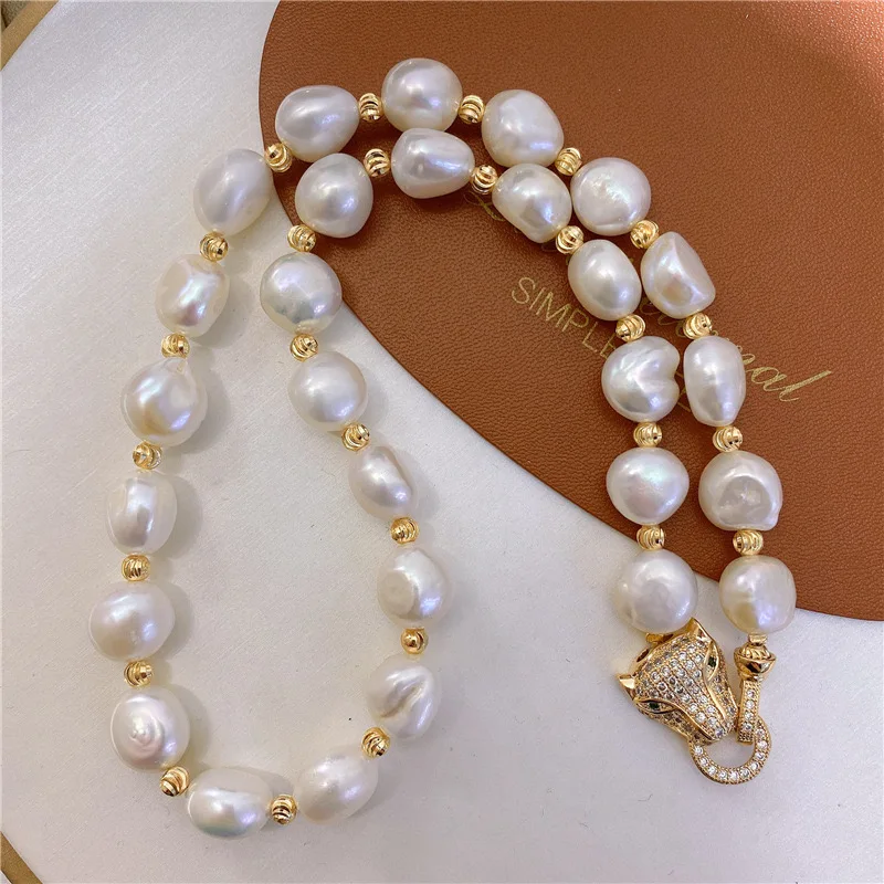 10-11mm Baroque Pearl Jewelry Set Natural Freshwater Pearl Shockwave Necklace fashion gift for women 073104