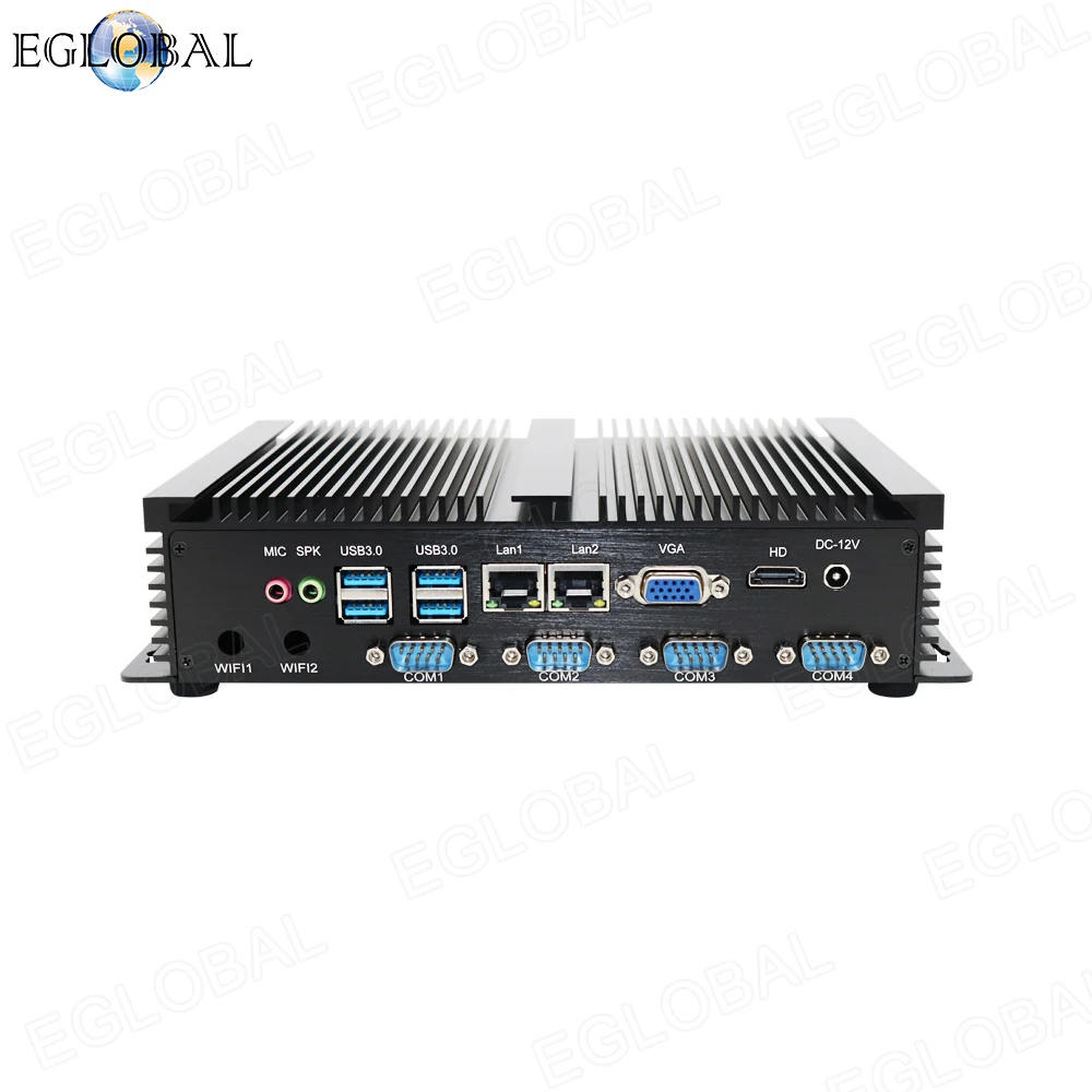 Upgrade Your Industrial Computer with Eglobal's Fanless Mini PC Desktop - Intel Core i5 3317U, 4Com, 2LAN, 8USB, 2Display, WinXP