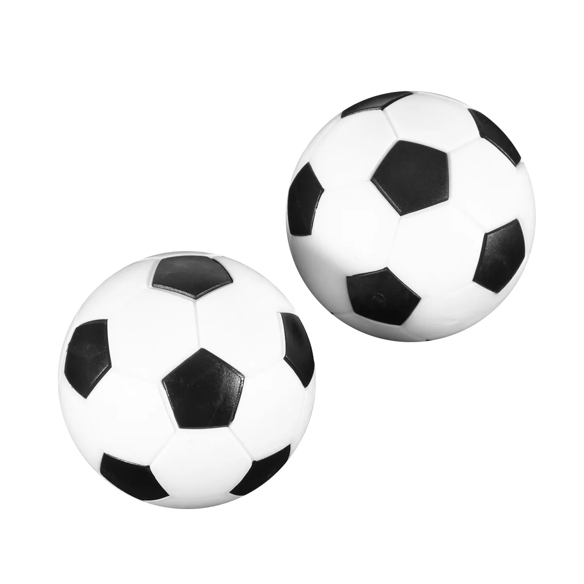 

12pcs 36MM Foosball Table Replacement Black and White Tabletop Soccer Balls Game Table Size Foosball Balls