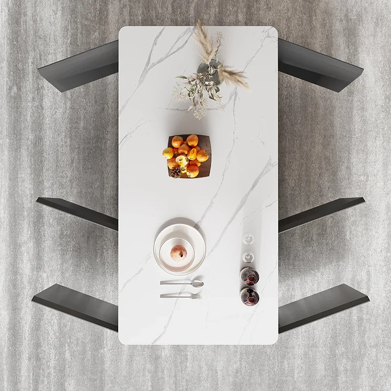 Kitchen island material table, separate double-sided operation table, Classical restaurant, light luxury rock slab bar table, h