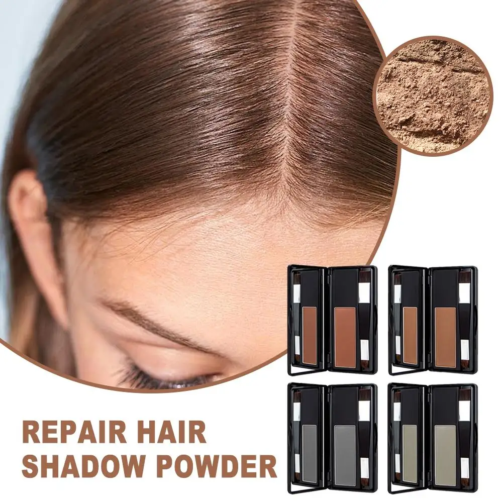 Face Contour Shadow Powder Concealer modifica Hairline Matte Natural Sweat-proof Waterproof Filling Powder Dual-purpose U9H0