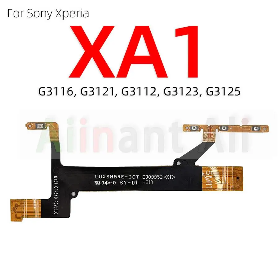 AiinAnt on off Volume Buttons Side Key Power Flex Cable For Sony Xperia X XA XA1 XA2 1 5 10 II III 2 3 Plus Ultra Compact