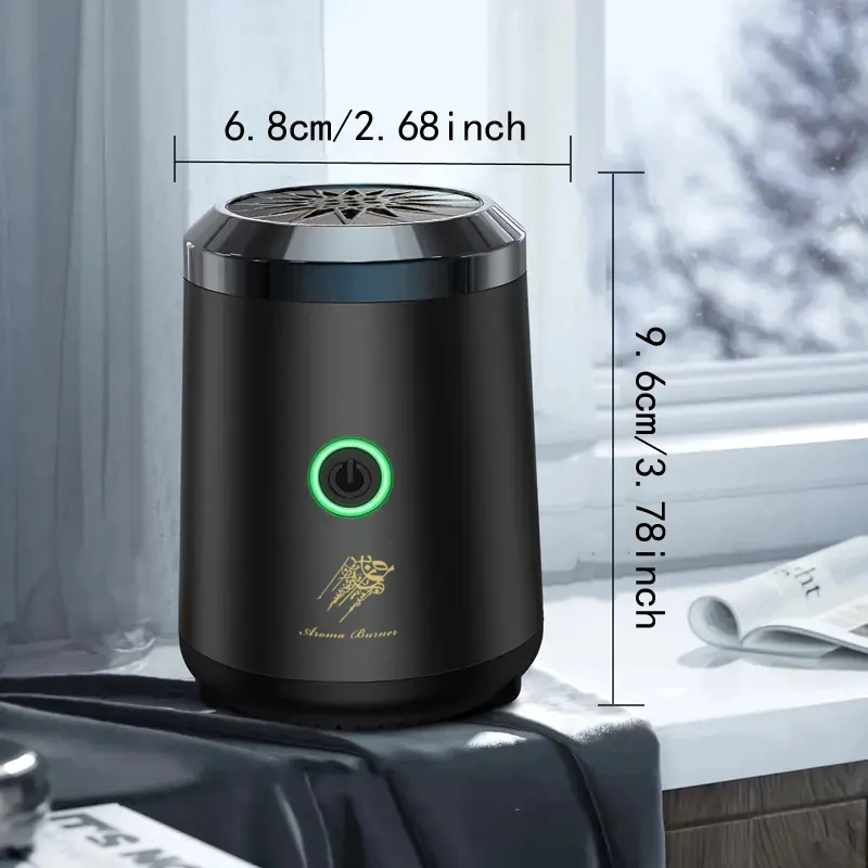 موقد عطري محمول - مبخرة بخور كهربائية صغيرة شعبية في الشرق الأوسط العربي (بدون بهارات)