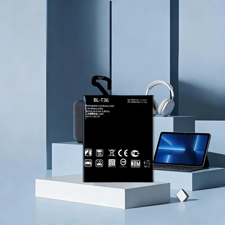 

Аккумулятор для мобильного телефона BL-T36 повышенной емкости 3000 мАч для LG K30 X410TK, безопасный