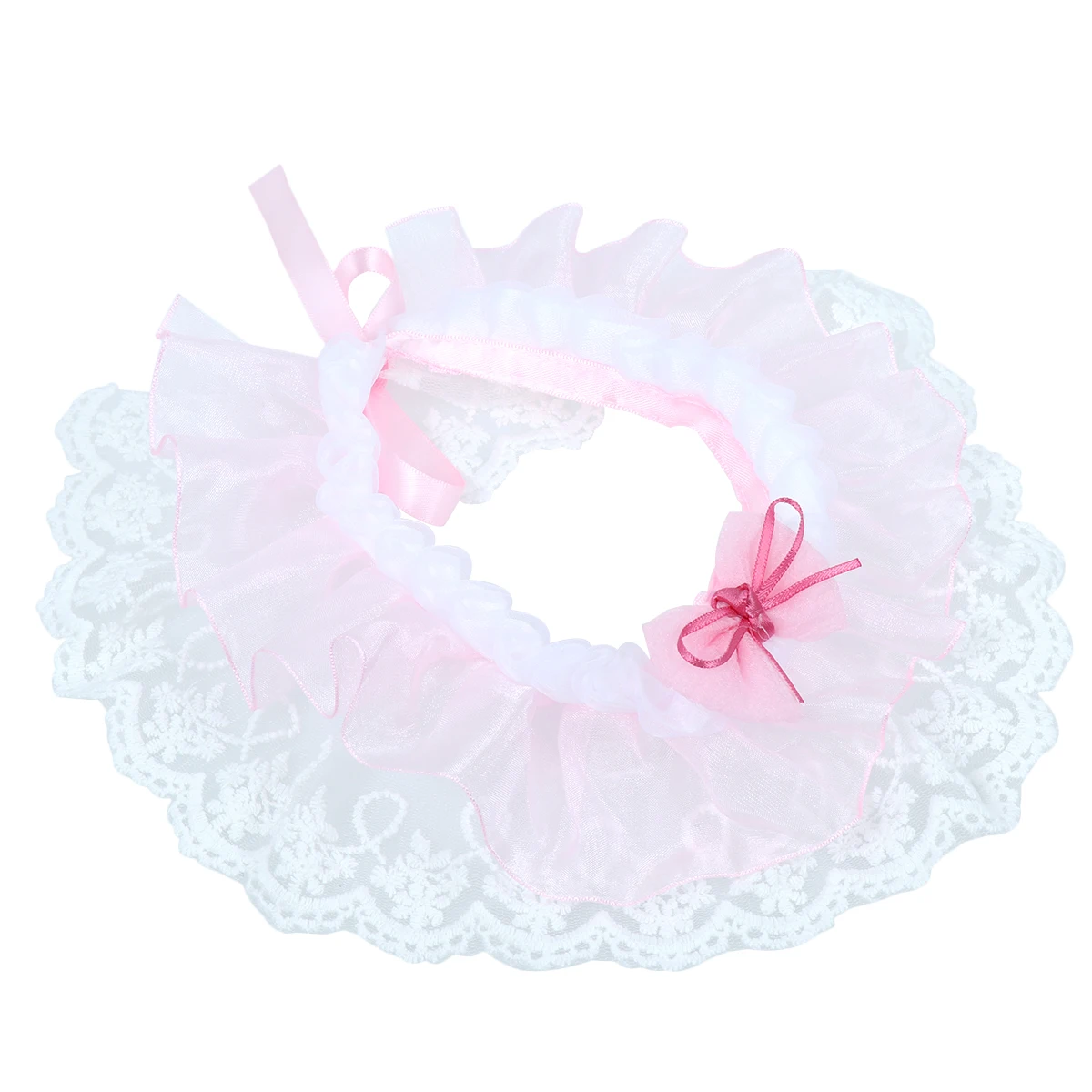 

Pet Wedding Scarf Lace Bib for Dogs Adjustable Neck Bridegroom Accessory Dog Festival Wear Pet Gift Puppy Lace Collar