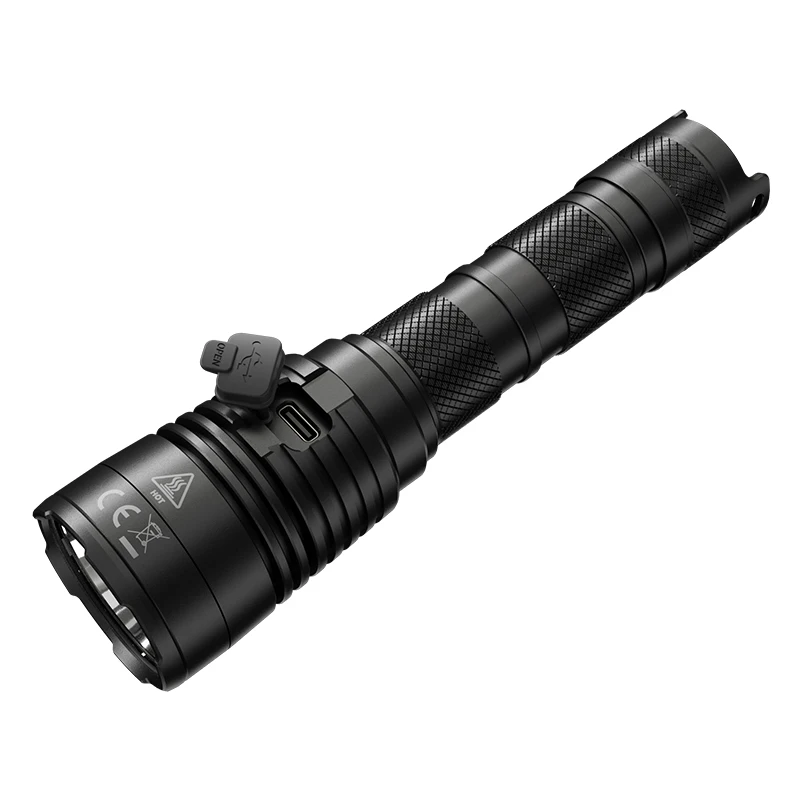 NITECORE MH25 V2 Tactical Flashlight USB-C Rechargeable 1300 Lumens Powerful Hunting Camping Self-defense with 5000mAh Battery