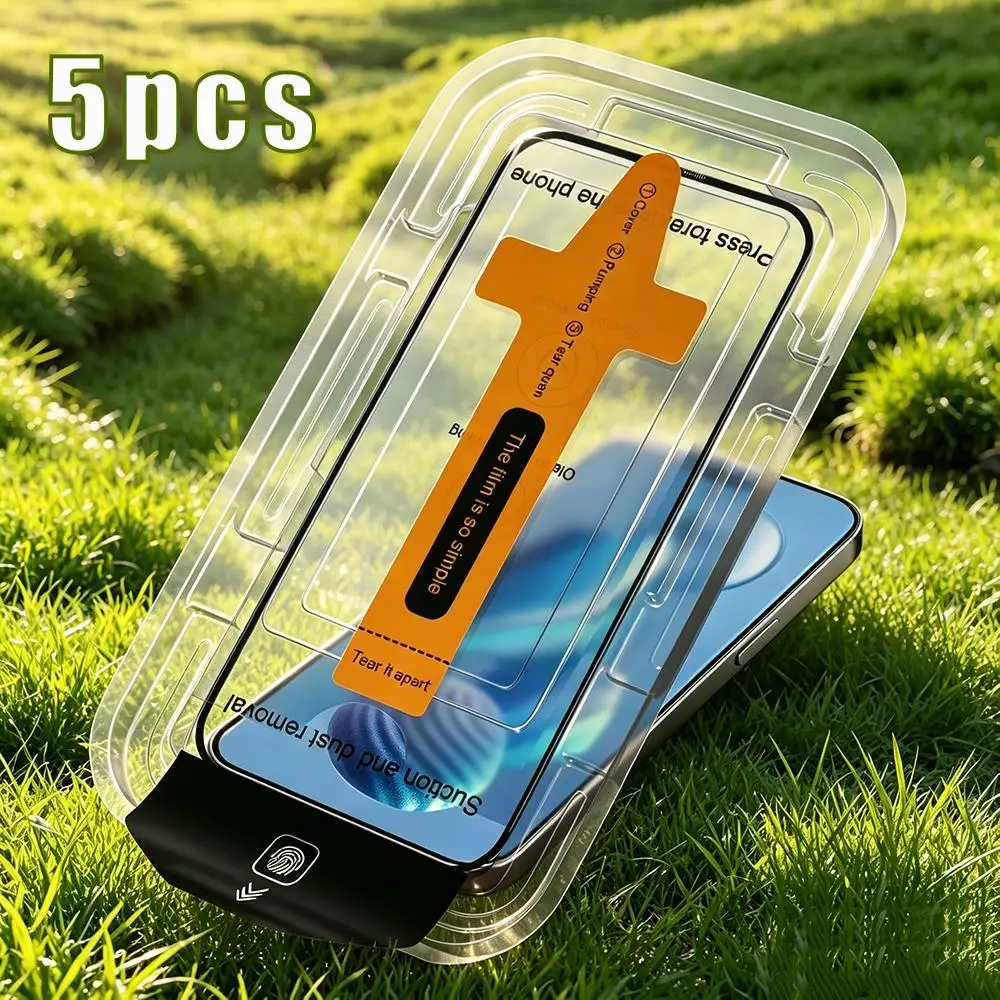 5PCS HD Screen Protectors for Samsung Galaxy S26 S25 Ultra S23 Plus A57 A52 A14 A36 Electrostatic Precipitator Technology Films