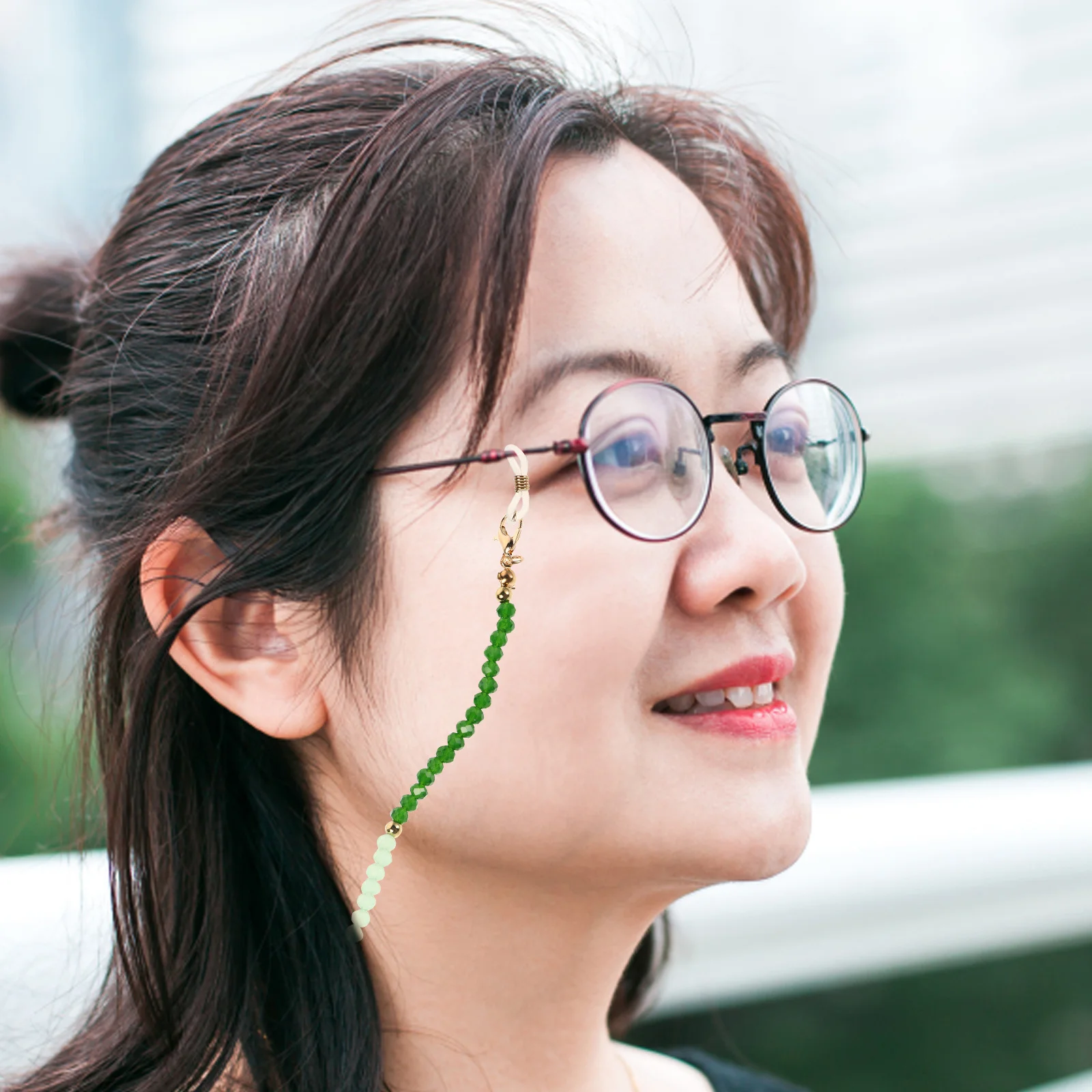 

Beaded Eyeglass Chain Mask Lanyard for Women Girls Fashionable Glasses Holder Necklace Strap Sunglasses Holder Neck Strap