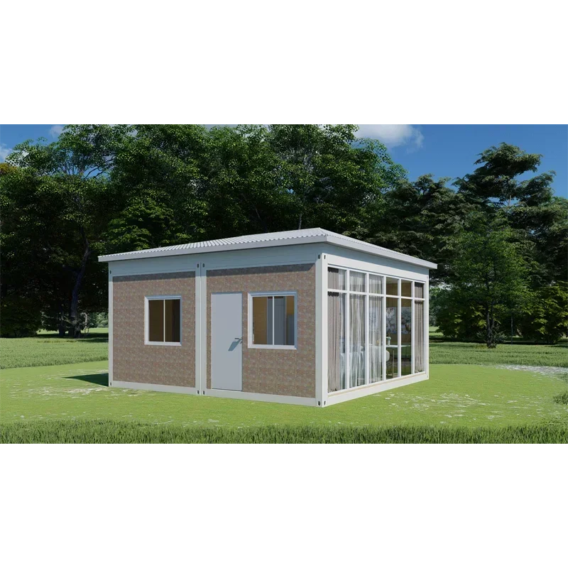 New Desgin Two-Bedroom House Pre Fab Foldable Container House