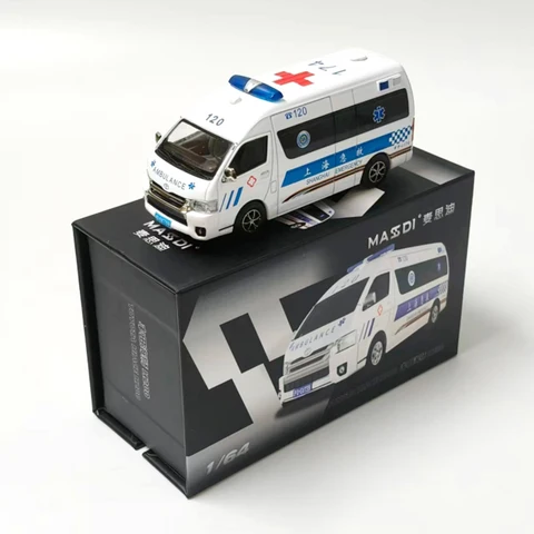 MASSDI Diecast 1:64 Skala HIACE H200 Bil Legering Simulering Bilmodell Vuxen Klassisk Hobby Samling Souvenir Display Julklapp 10 best sales gjuten Hiac - №1