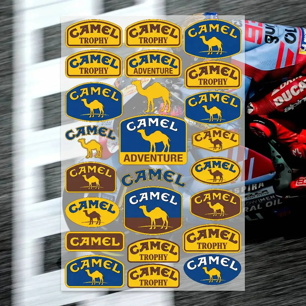 C-A-mE-l Japanese Motorcycle Sticker Suitable for Motorcycle Body Reflective Car Sticker Helmet Decal