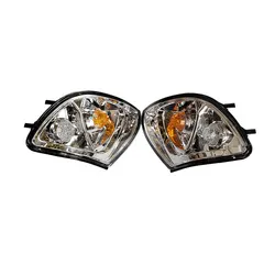 A Pair Car Fron Turn Signal Lamp Corner Light For Mitsubishi Delica PD8W L400 1998 4M40 4D56