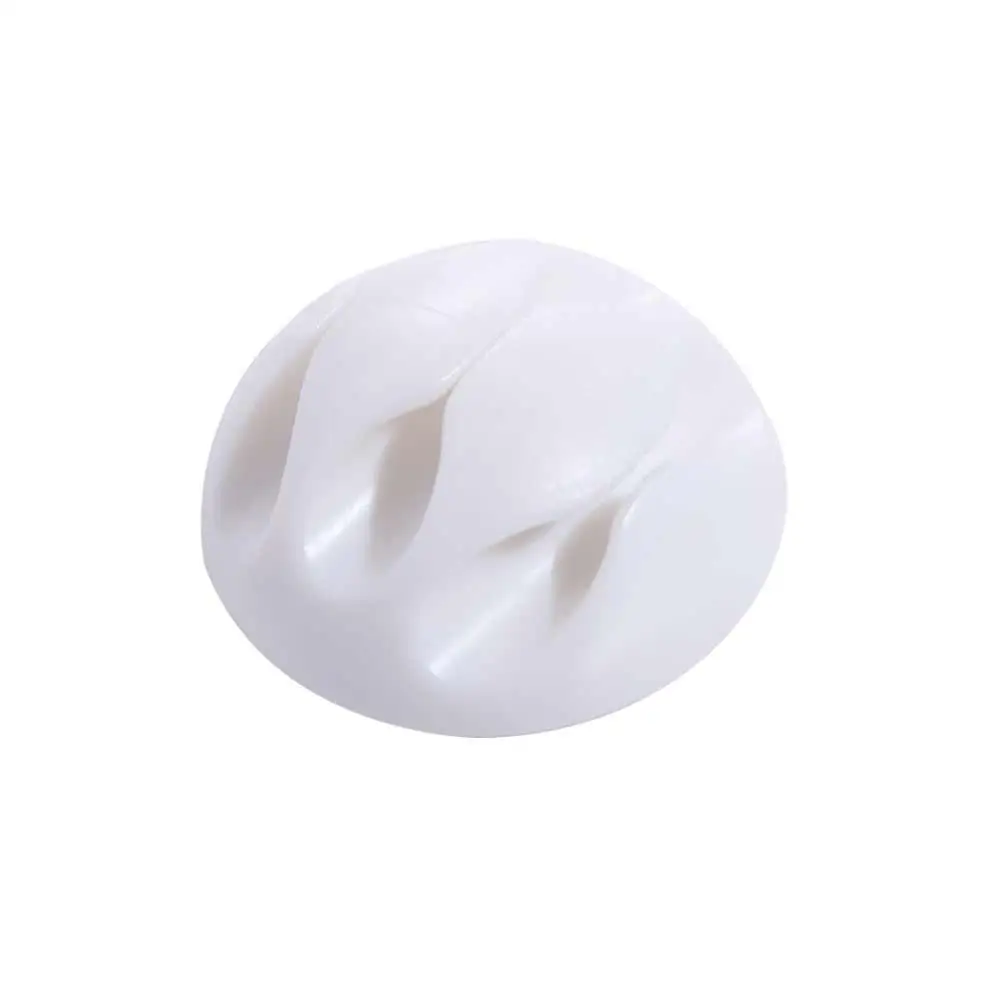 

5 Holes/1 Hole/3 Holes Cable Organizer Multifunctional Self Adhesive Cable Holder Wire Organizer Silicone Cord Clips