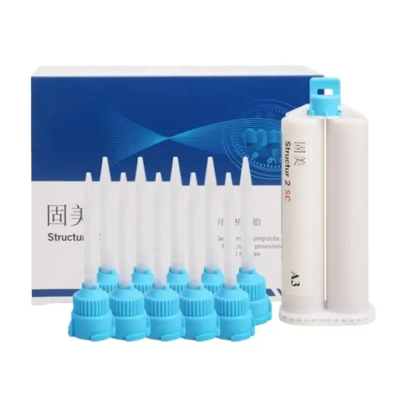 VOCO Structur 2 SC Temporary Crown and Bridge Material Extremely Strong Dental Temporary Composite Resin for Crown and Bridge