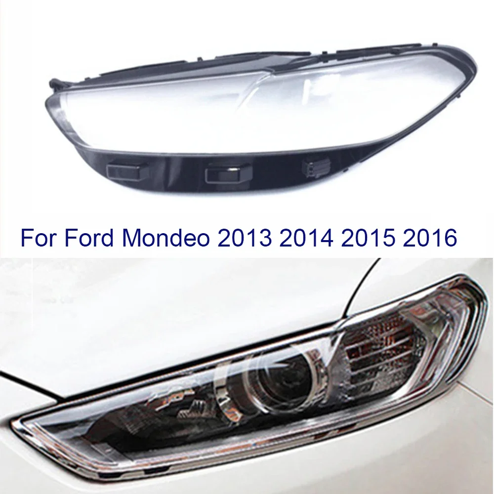 

Автомобильные фары для Ford Mondeo 2013 2014 2015 2016, прозрачные абажуры, оболочка для фар, крышка для фар, аксессуары для фар