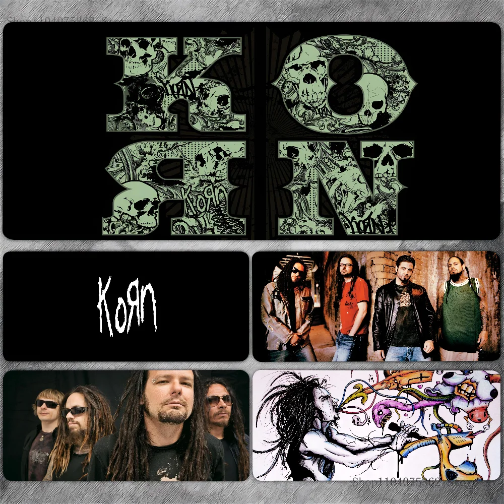 Korn Band Mousepad Large Keyboard Desk Mat Gaming Mouse Pad LockEdge Non-slip Mat