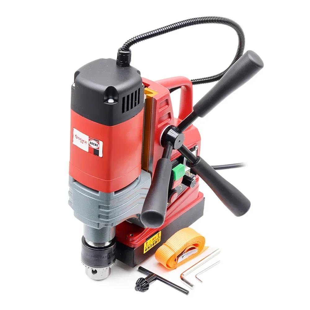 AX16 Small Electric Magnetic Drill Floor Drill 220V Powerful Magnetic Drill Portable Industrial Grade Drilling Machine