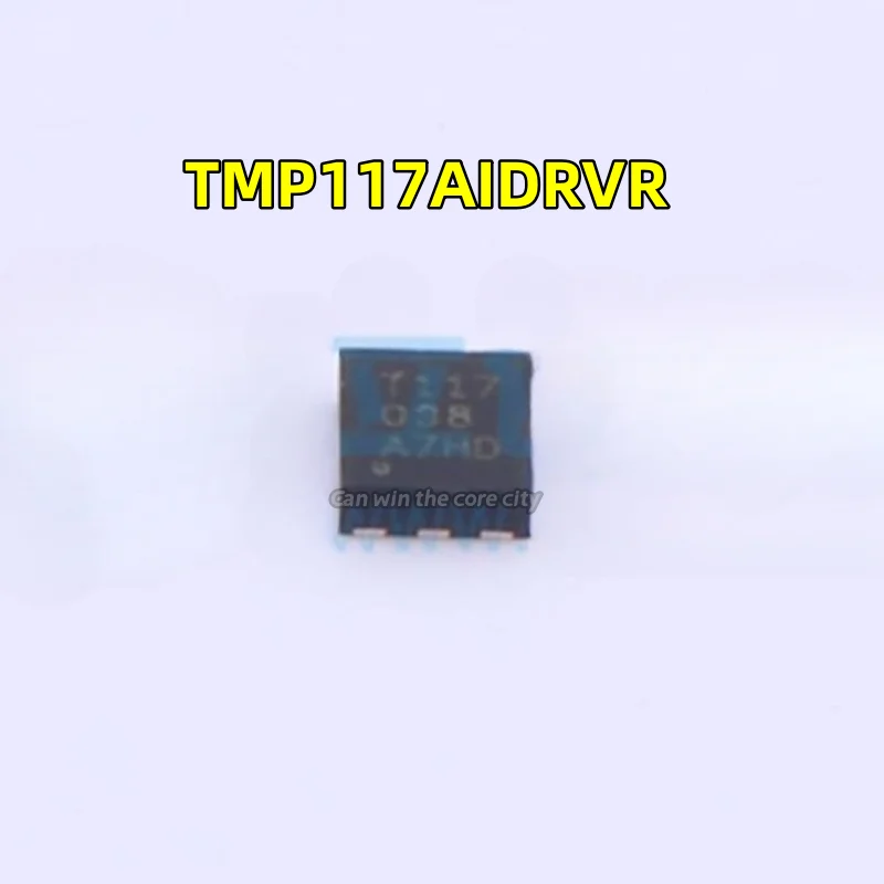 10 PCS / LOT TMP117AIDRVR TMP117 high precision digital temperature sensor IC chip QFN 6 screen printing T117