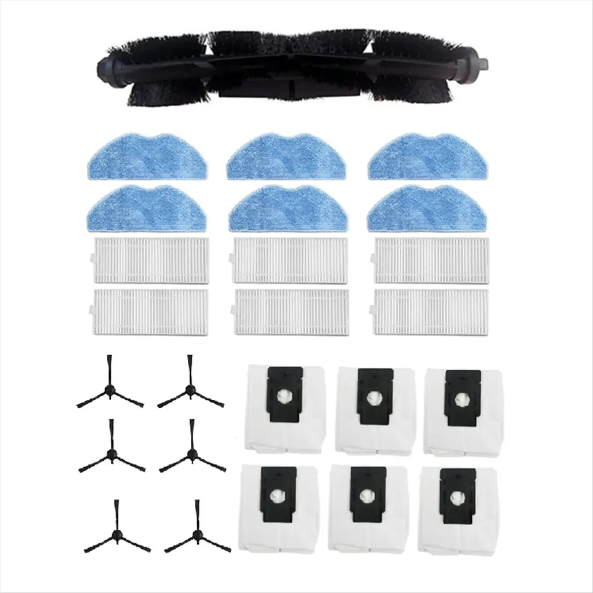 T693C★▶□☽HOT]25 Pcs for 360 S8 / Botslab S8 Plus / Choice R2 / R2s Lite / R2 Plus Sweeping Machine Accessories