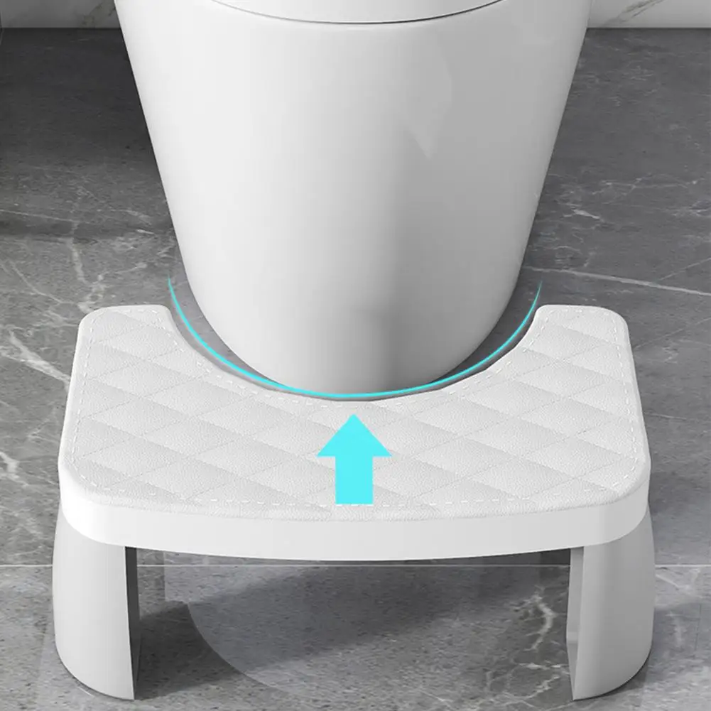 Toilet Potty Stool 7 Inch Heavy Duty Bowel Movements Bathroom Chairs Relieve Hemorrhoids Constipation Ergonomic Toilet Stool