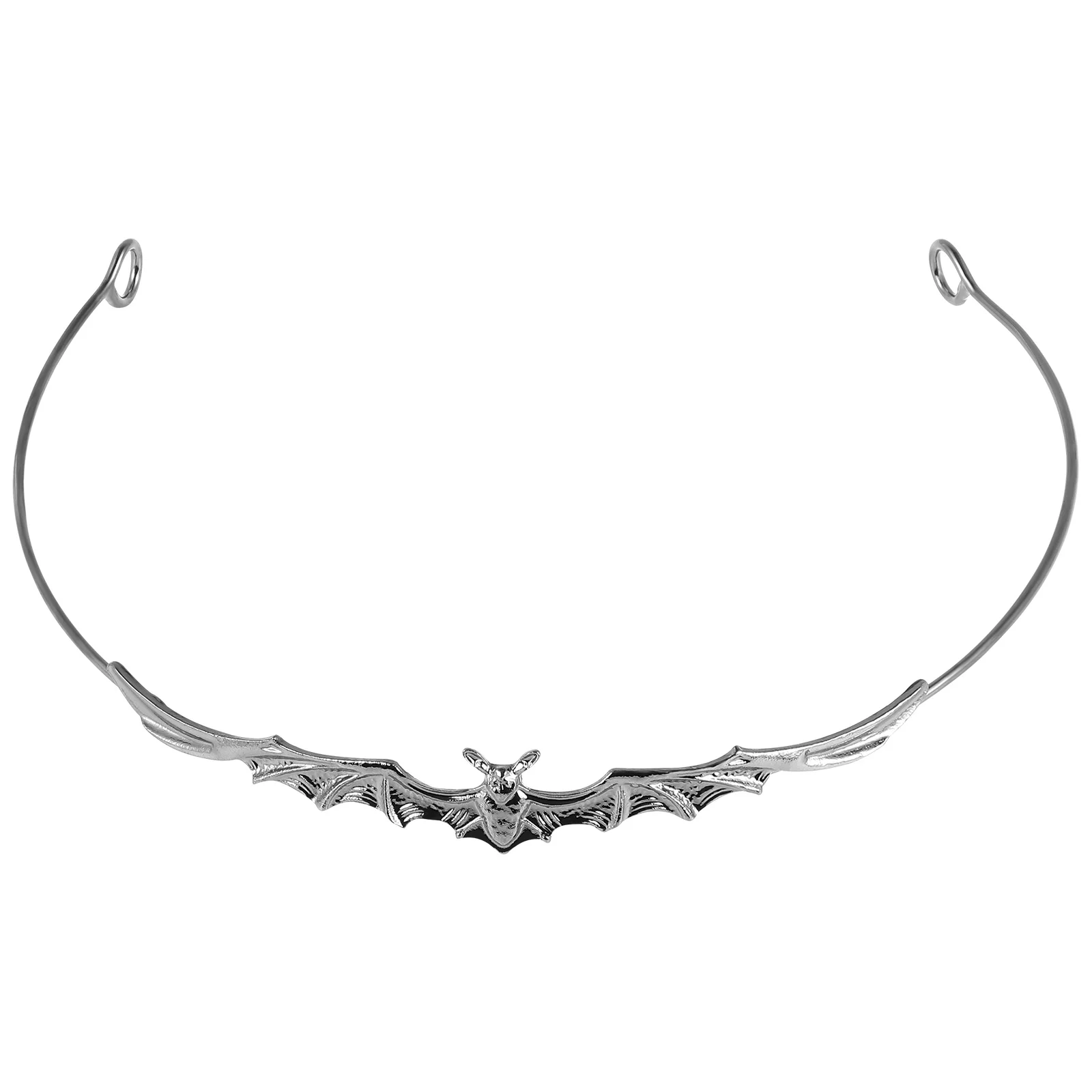 Bat Crown Halloween Headband Party Headdress Style Alloy Hair Hoop Decorative Cosplay Bands