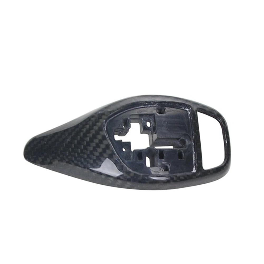 A65P-Car Interior Modification Carbon Fiber Trim Gear Shift Knob Cover For BMW F20 F21 F22 F23 F30 F34 Shift Lever Cover view 4