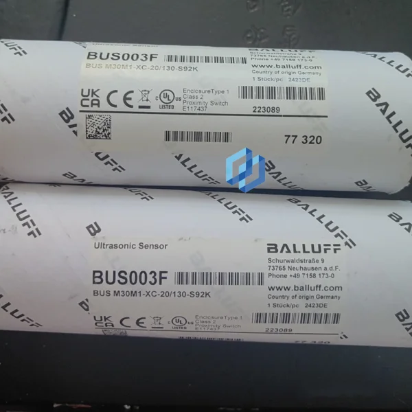 Bus003f Busm30m1-xc-20/130-s92k مستشعر بالموجات فوق الصوتية العلامة التجارية الجديدة الأصلية بقعة Plc