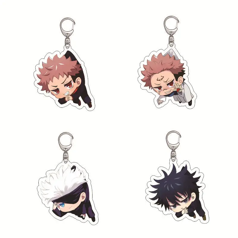 

Jujutsu Kaisen аниме акриловый брелок двусторонний кулон Gojo Satoru Fushiguro Megumi косплей аксессуар для конвенции