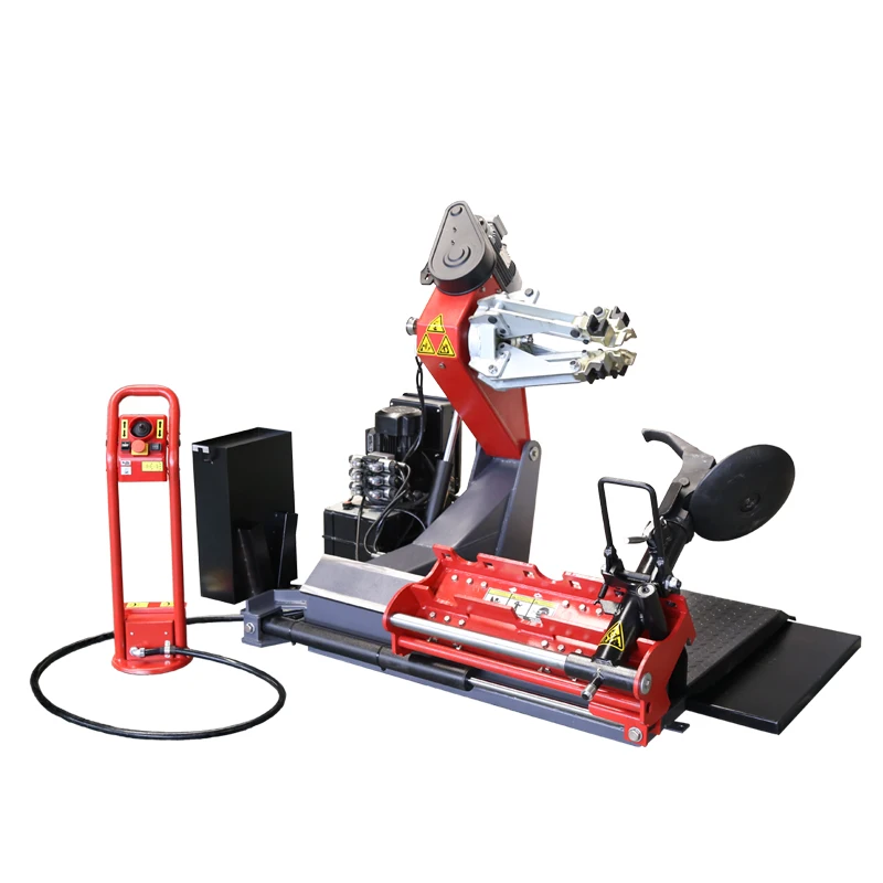 truck wheel tire changer machine with two speed rotary motor