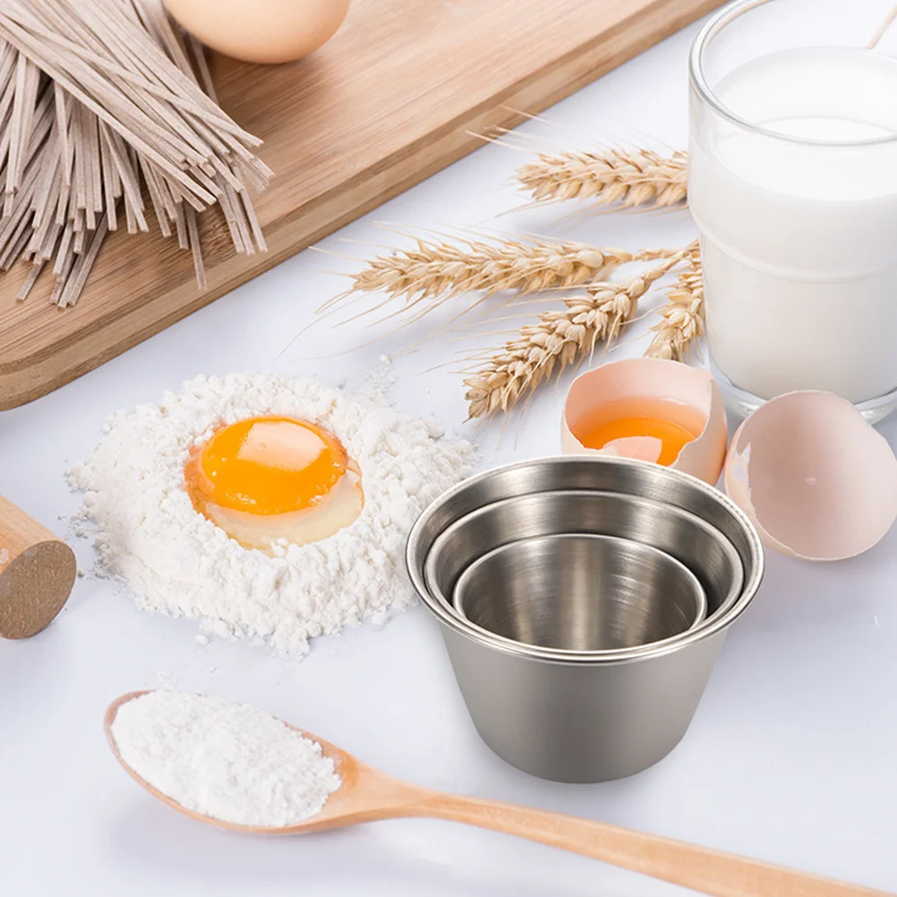 

12Pcs Metal Dipping Sauce Cups Compact Stainless Steel Seasoning Holders for Dining Stainless Steel Sauce Cups